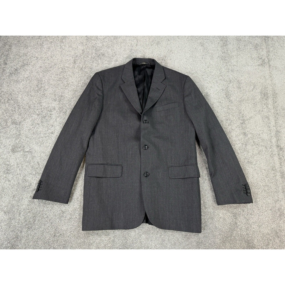Banana Republic Suit Jacket 42 R Charcoal Wool Luxury Designer Premium Menswear